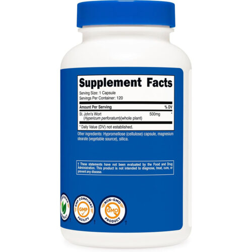 St John's Wort 500mg Nutricost | 120 Cápsulas - Image 4