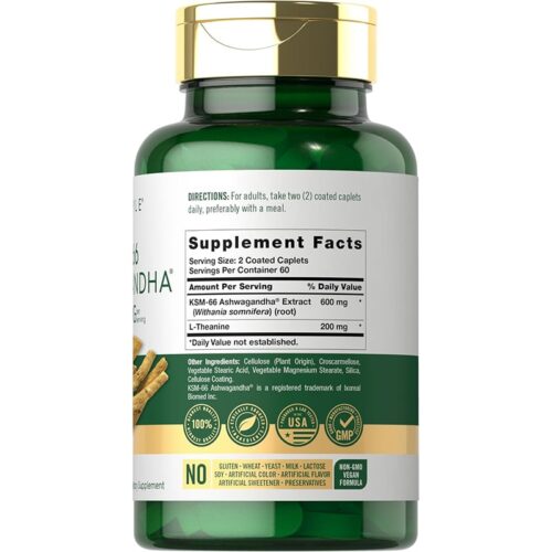 Ksm-66 Ashwagandha 600mg Carlyle | 120 Cápsulas - Image 2
