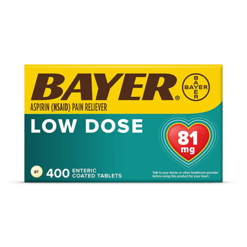 Aspirina Baja Dósis 81mg Bayer | 400 Tabletas - Image 1