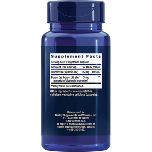 Boron 3mg Life Extension | 100 Cápsulas - Image 2