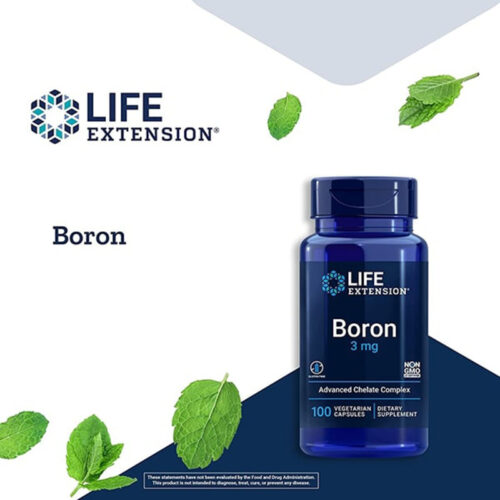 Boron 3mg Life Extension | 100 Cápsulas - Image 3