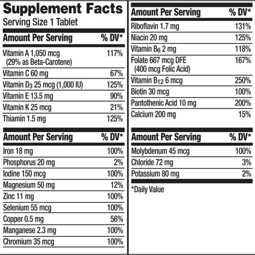 Centrum Adulto Unisex Multivitaminico | 200 Pastillas - Image 2