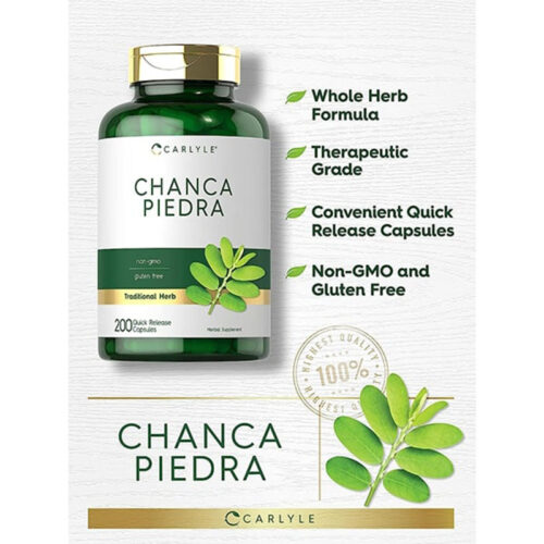 Chanca Piedra 500mg Carlyle | 200 Cápsulas - Image 4