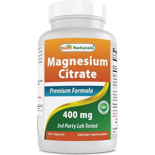 Citrato de Magnesio 400mg Best Naturals | 250 Tabletas - Image 1