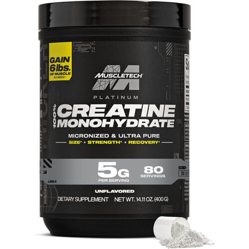 Creatina Platinum 5gr Muscletech | 400gr Polvo - Image 1