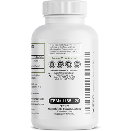 Ginseng 100mg Bronson | 120 Cápsulas - Image 4