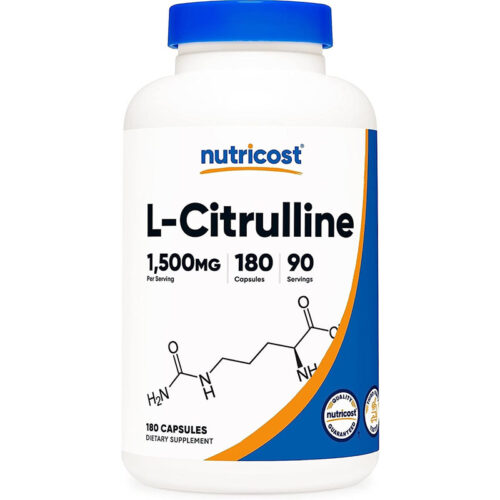 L-Citrulline 1500mg Nutricost | 180 Cápsulas - Image 1