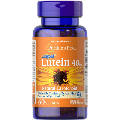 Luteina y Zeaxantina 40mg Puritan's Pride | 60 Cápsulas - Image 1