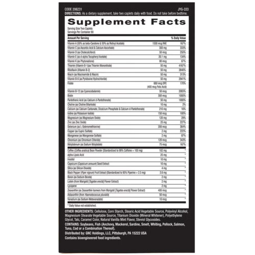 Mega Men GNC Energía y Metabolismo | 90 Tabletas - Image 2