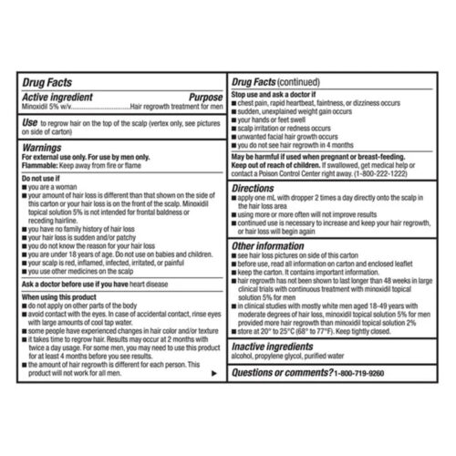 Minoxidil 5% Kirkland | Kit 6 Frascos + Aplicador - Image 4