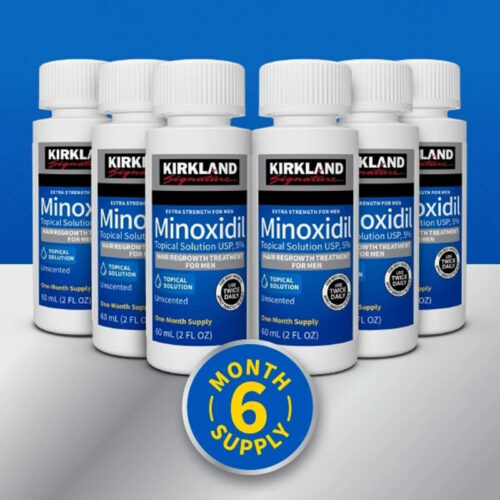 Minoxidil 5% Kirkland | Kit 6 Frascos + Aplicador - Image 2