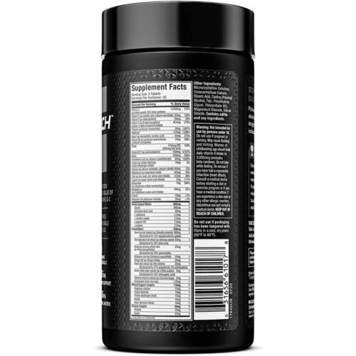 Multivitaminico Platinum Muscletech | 90 Tabletas - Image 2