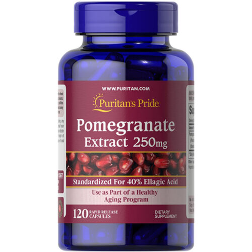 Pomegranate Granada 250mg Puritan's Pride | 120 Cápsulas - Image 1