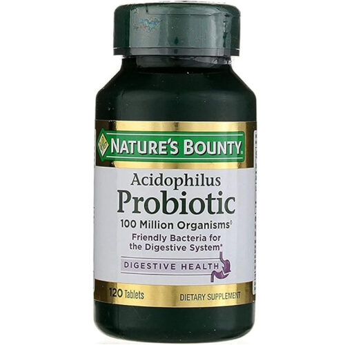 Probiotico 100 Millones Nature's Bounty | 120 Pastillas - Image 1