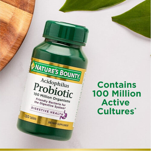 Probiotico 100 Millones Nature's Bounty | 120 Pastillas - Image 4