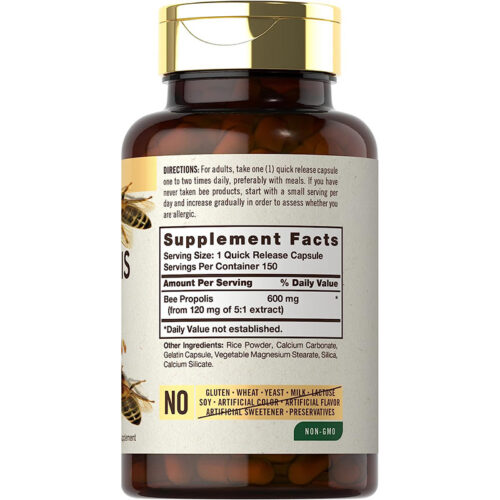 Propoleo 600mg Carlyle | 150 Cápsulas - Image 2