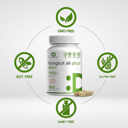 Tongkat Ali Plus 1100mg Deal Supplement | 240 Cápsulas - Image 4