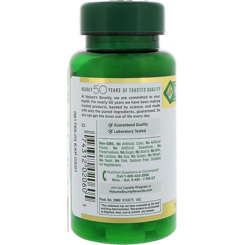 Zinc 50mg Nature's Bounty | 100 Pastillas - Image 3