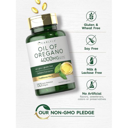 Aceite de Orégano Carlyle 4000mg | 150 Cápsulas - Image 4