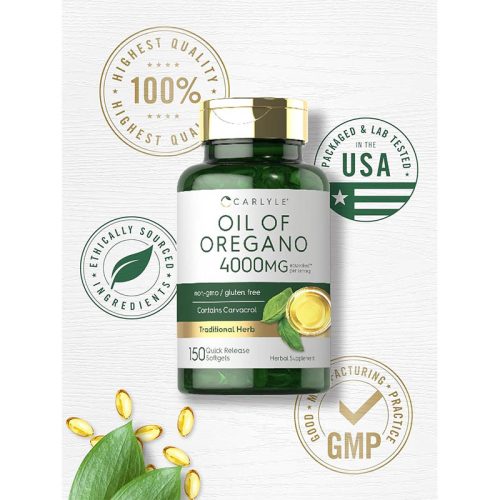 Aceite de Orégano Carlyle 4000mg | 150 Cápsulas - Image 3