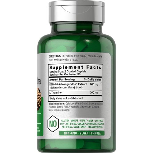 KSM-66 Ashwagandha 600mg Horbaach  | 60 Tabletas - Image 2