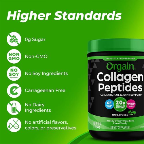 Péptido de Colágeno Orgain | 454gr Polvo - Image 3