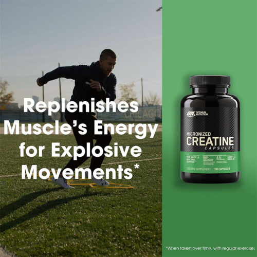 Creatina en Cápsulas 2.5gr Optimun Nutrition ON | 100 Cápsulas - Image 4