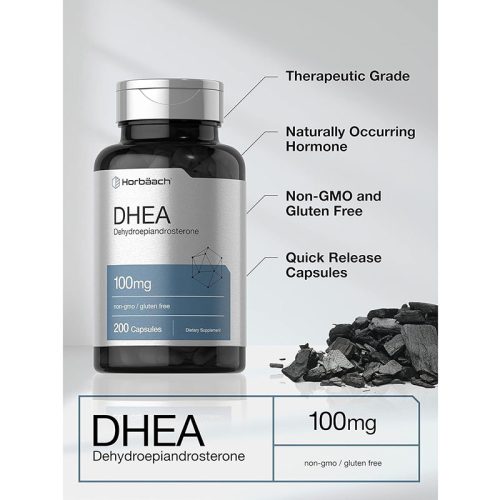 DHEA 100mg Horbaach | 200 Cápsulas - Image 3