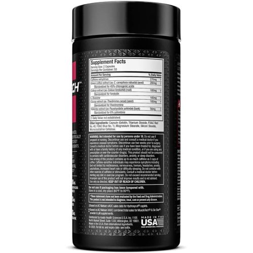 Hydroxycut Elite Muscletech | 100 Cápsulas - Image 2