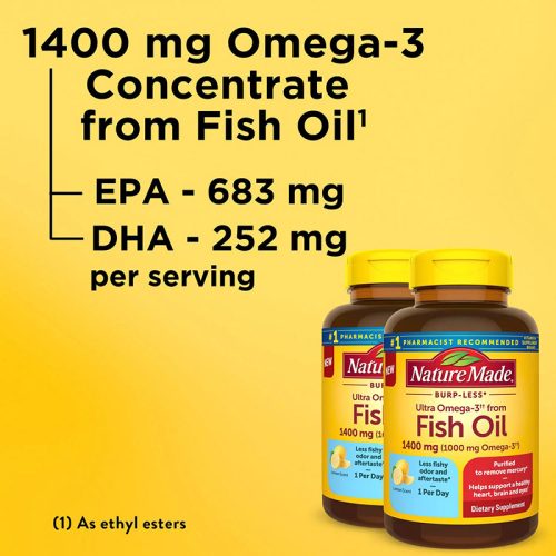 Omega 3 1400mg Nature Made | 65 Cápsulas - Image 4