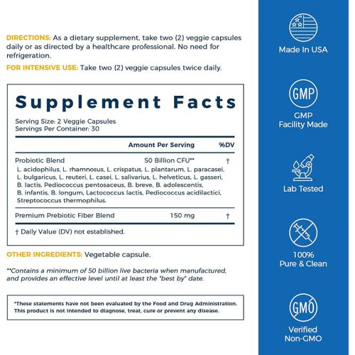 Probiotico 50 Billones Newrythm | 60 Cápsulas - Image 2