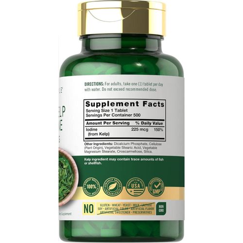 Sea Kelp Iodine 225mcg Carlyle Yodo Alga Marina Kelp Usa - Image 2