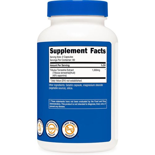 Tribulus 1500mg Nutricost | 120 Cápsulas - Image 3