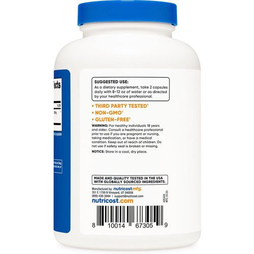 Tribulus 1500mg Nutricost | 240 Cápsulas - Image 3