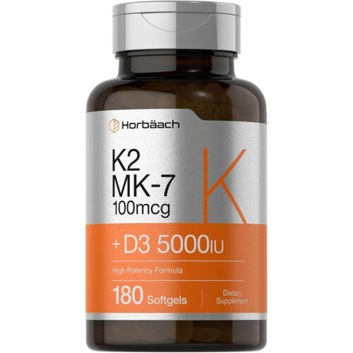 Vitamina K-2 MK7 con D3 Horbaach | 180 Cápsulas - Image 1