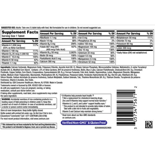 Centrum Silver Mujer 50+ Multivitaminico | 65 Pastillas - Image 2