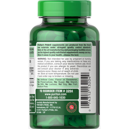 Selenio 200mcg Puritan's Pride | 250 Tabletas - Image 3