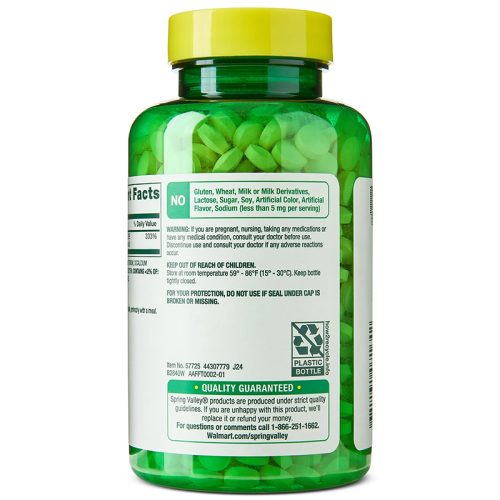 Acido Fólico 800mcg Spring Valley | 400 Tabletas - Image 3