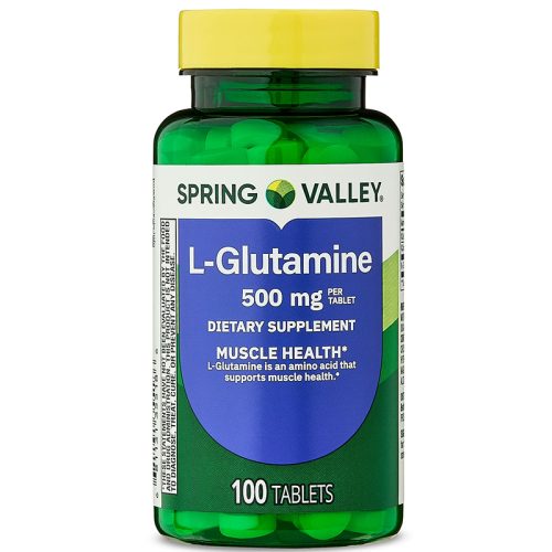 L-Glutamina 500mg Spring Valley |100 Tabletas - Image 1