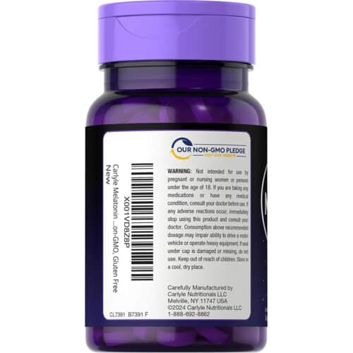 Melatonina 12mg Carlyle | 180 Tabletas - Image 3