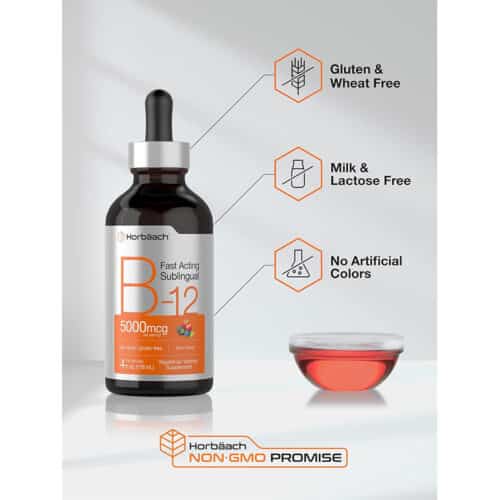 B12 Metilcobalamina Sublingual Horbaach | 118 ml Líquido - Image 5