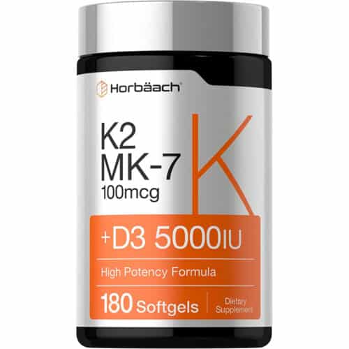 Vitamina K2 MK7 con D3 Horbaach | 180 Capsulas - Image 1