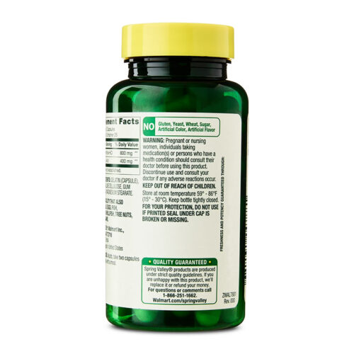 Acetil L-Carnitina + Ácido Alfa Lipoico Spring Valley | 50 Cápsulas - Image 3