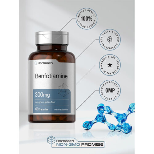 Benfotiamina 300mg Horbaach | 60 Cápsulas - Image 5