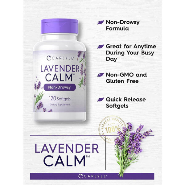 Lavanda 80mg Carlyle | 120 Softgel