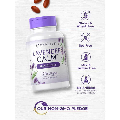 Lavanda 80mg Carlyle | 120 Softgel - Image 4