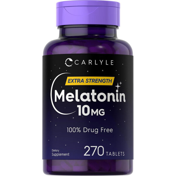 Melatonina 10mg con L-Teanina Carlyle | 270 Tabletas