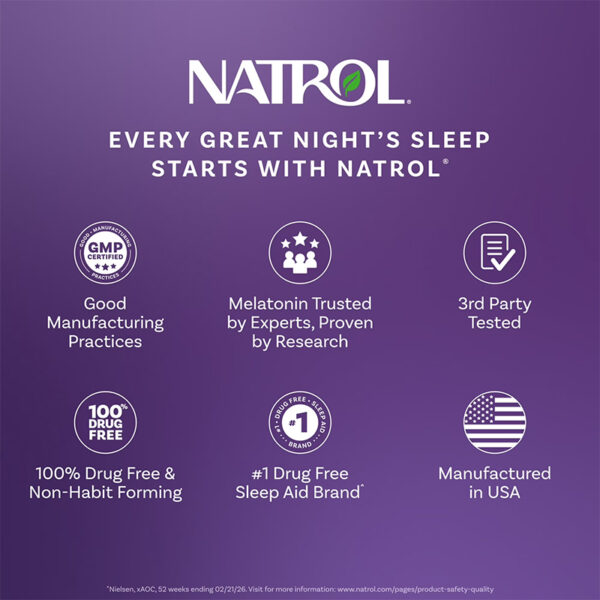Melatonina 10mg Natrol | 60 Gomitas